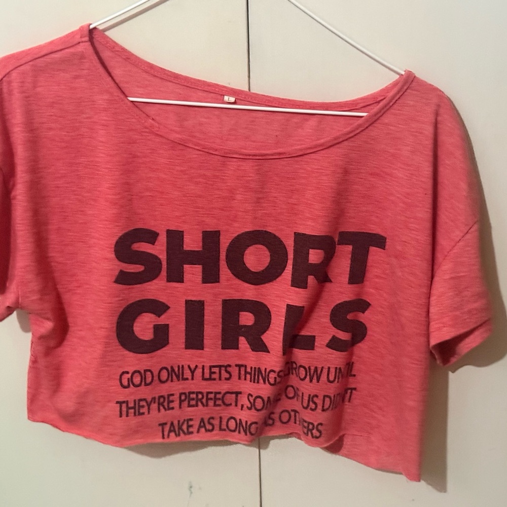 Red Graphic Crop Top